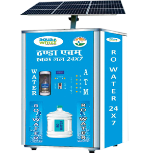 Automatic solar water atm